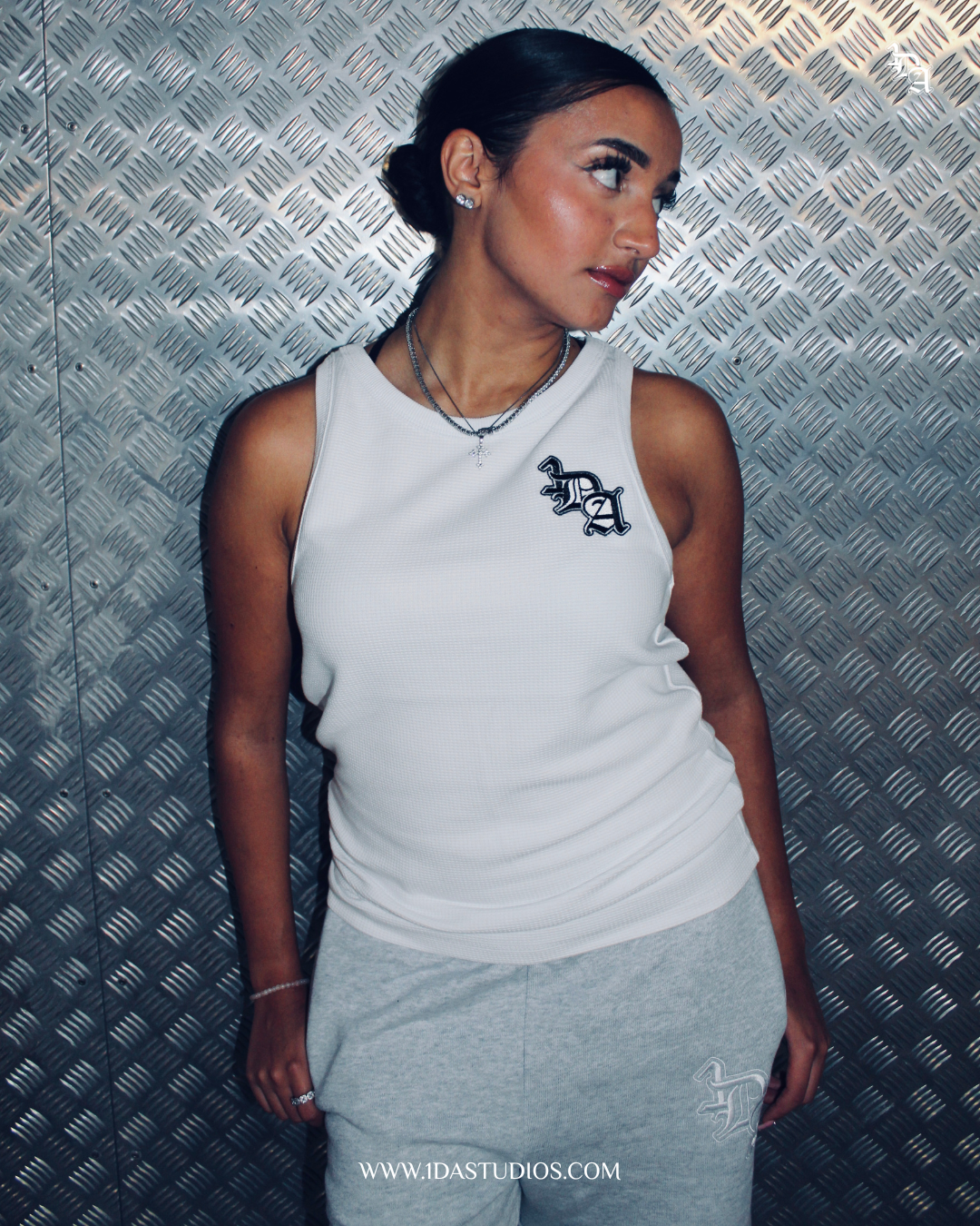 Waffle Tanktop White