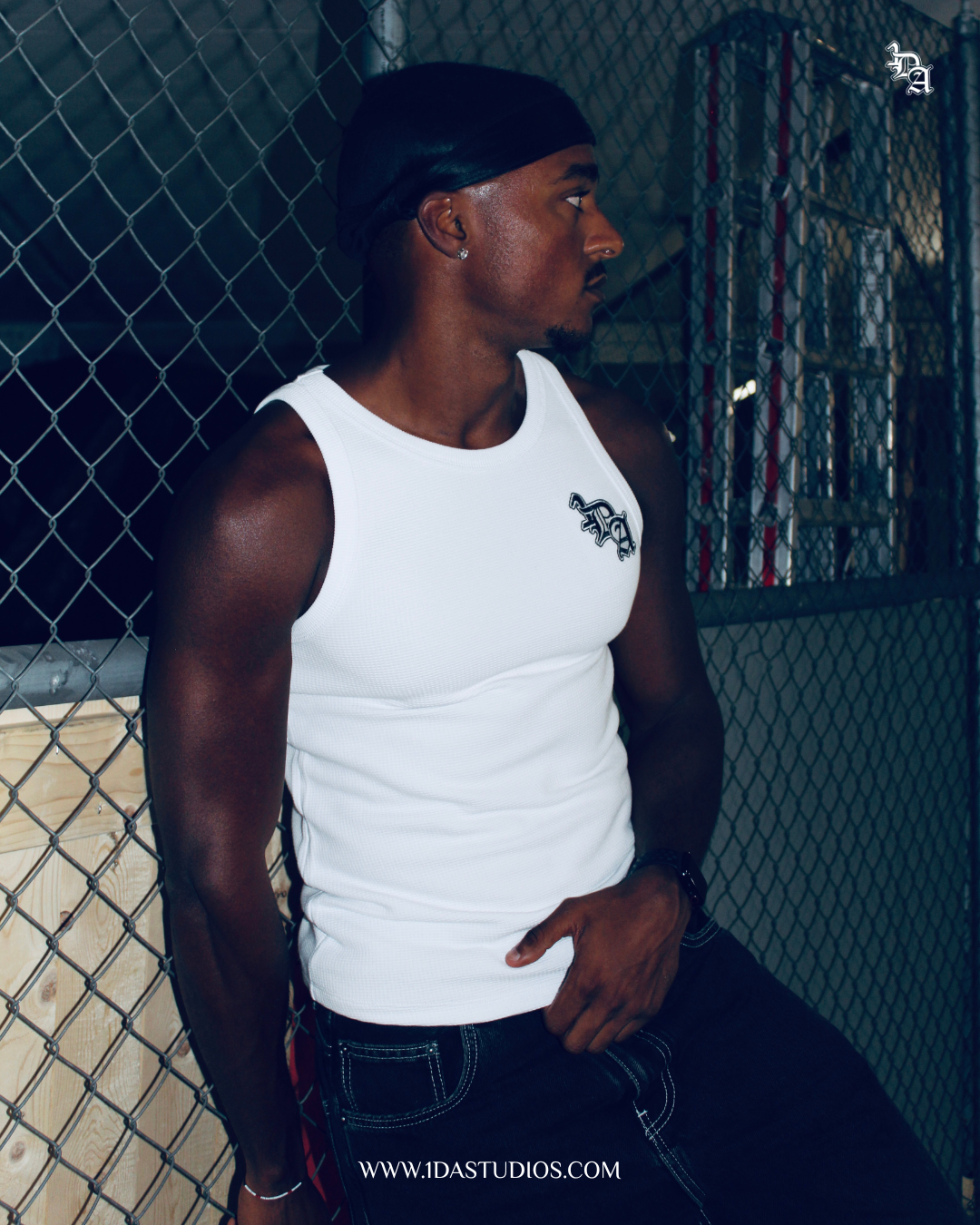 Waffle Tanktop White