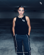 Waffle Tanktop Black